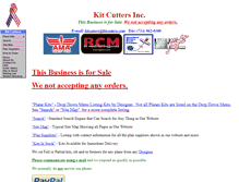 Tablet Screenshot of kitcutters.com